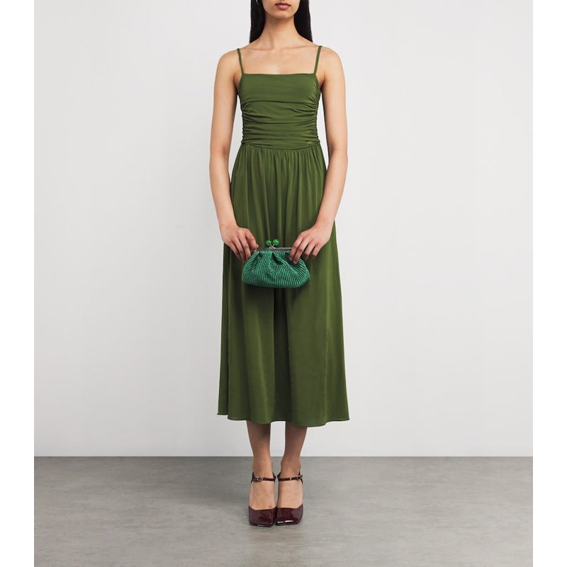 Bolsa Handle Small Raffia-Effect Pasticcino