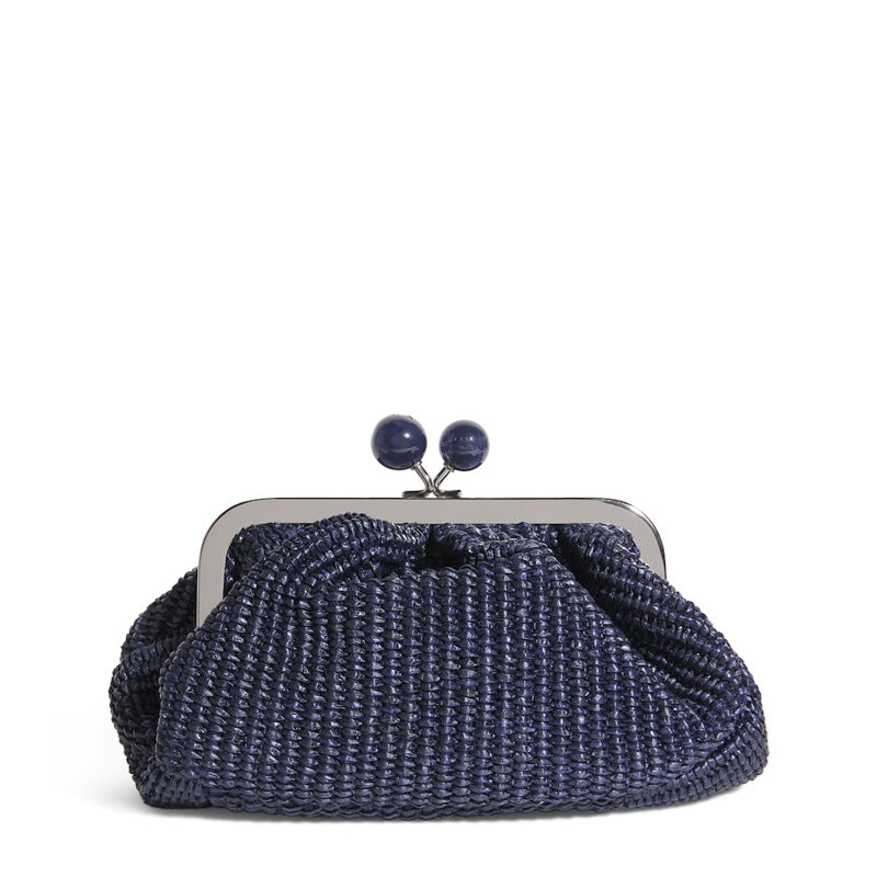 Bolsa Handle Small Raffia-Effect Pasticcino - Mercado de Luxo - O Maior E-Commerce de Bens, Produtos e Serviços de Luxo do Brasil.