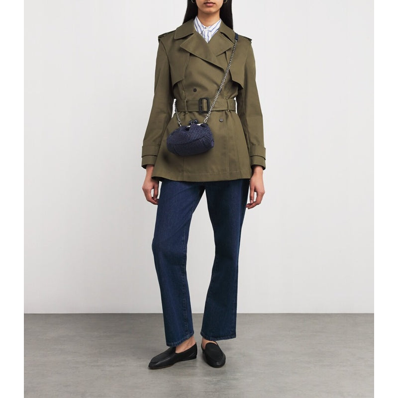 Bolsa Handle Small Raffia-Effect Pasticcino