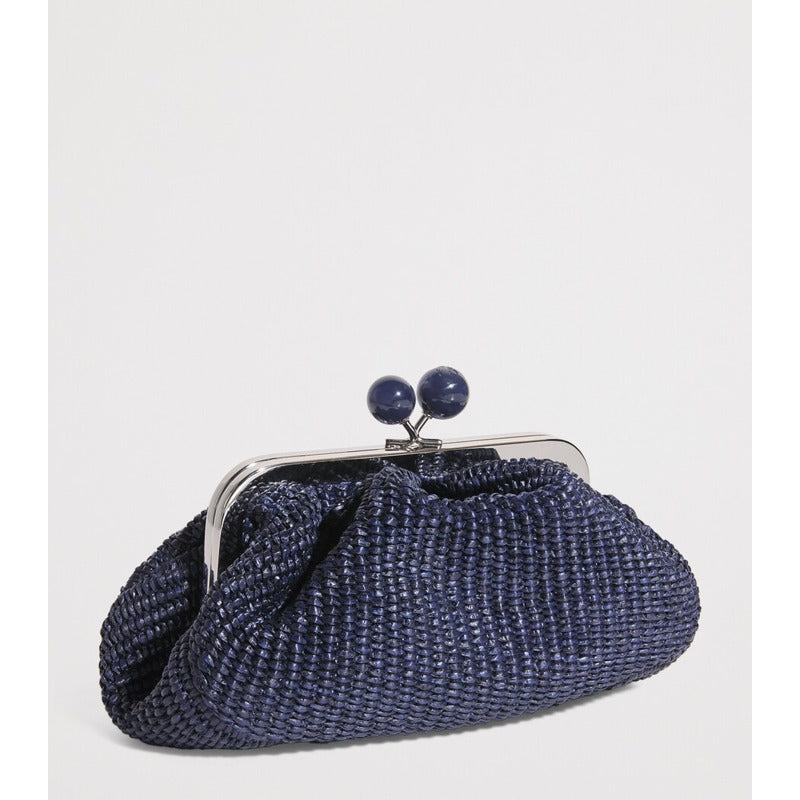 Bolsa Handle Small Raffia-Effect Pasticcino