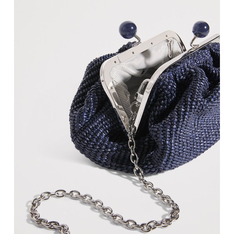 Bolsa Handle Small Raffia-Effect Pasticcino