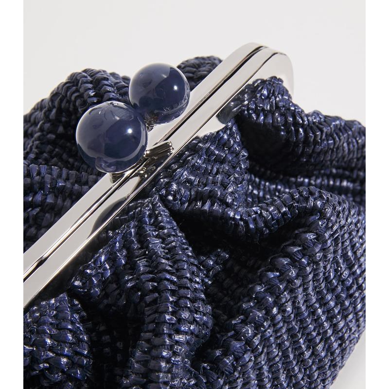 Bolsa Handle Small Raffia-Effect Pasticcino