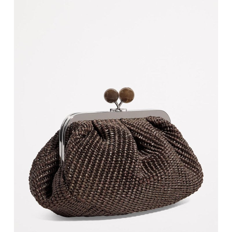 Bolsa Handle Small Raffia-Effect Pasticcino