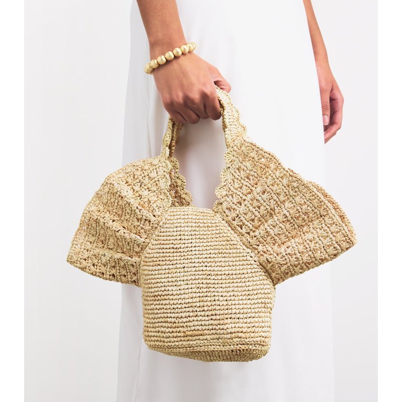 Bolsa Bucket Raffia