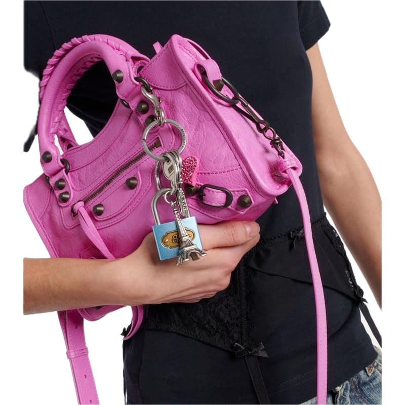 Charms e Acessórios Pingente de bolsa enfeitado