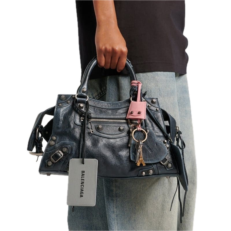 Charms e Acessórios Pingente de bolsa de couro Le City Eiffel