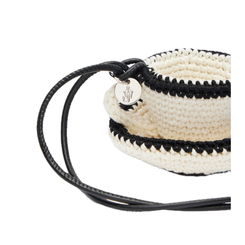 Charms e Acessórios Pingente de bolsa de crochê para xícara de chá