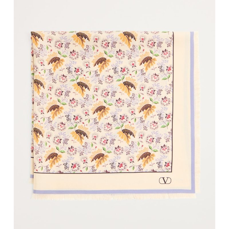 Bandana de seda estampada - Mercado de Luxo - O Maior E-Commerce de Bens, Produtos e Serviços de Luxo do Brasil.