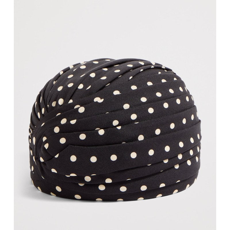 Faixa de cabeça de seda com bolinhas - Mercado de Luxo - O Maior E-Commerce de Bens, Produtos e Serviços de Luxo do Brasil.