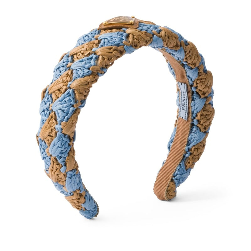 Faixa de cabeça com padrão de crochê - Mercado de Luxo - O Maior E-Commerce de Bens, Produtos e Serviços de Luxo do Brasil.