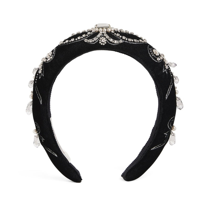 Faixa de cabeça Danica com cristais - Mercado de Luxo - O Maior E-Commerce de Bens, Produtos e Serviços de Luxo do Brasil.