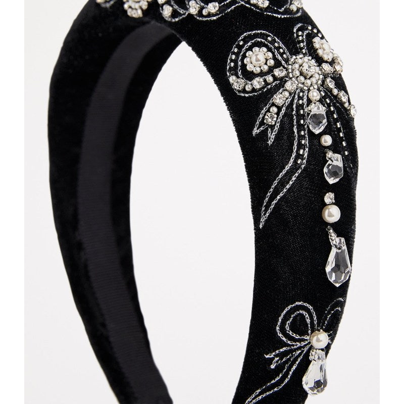 Faixa de cabeça Danica com cristais - Mercado de Luxo - O Maior E-Commerce de Bens, Produtos e Serviços de Luxo do Brasil.