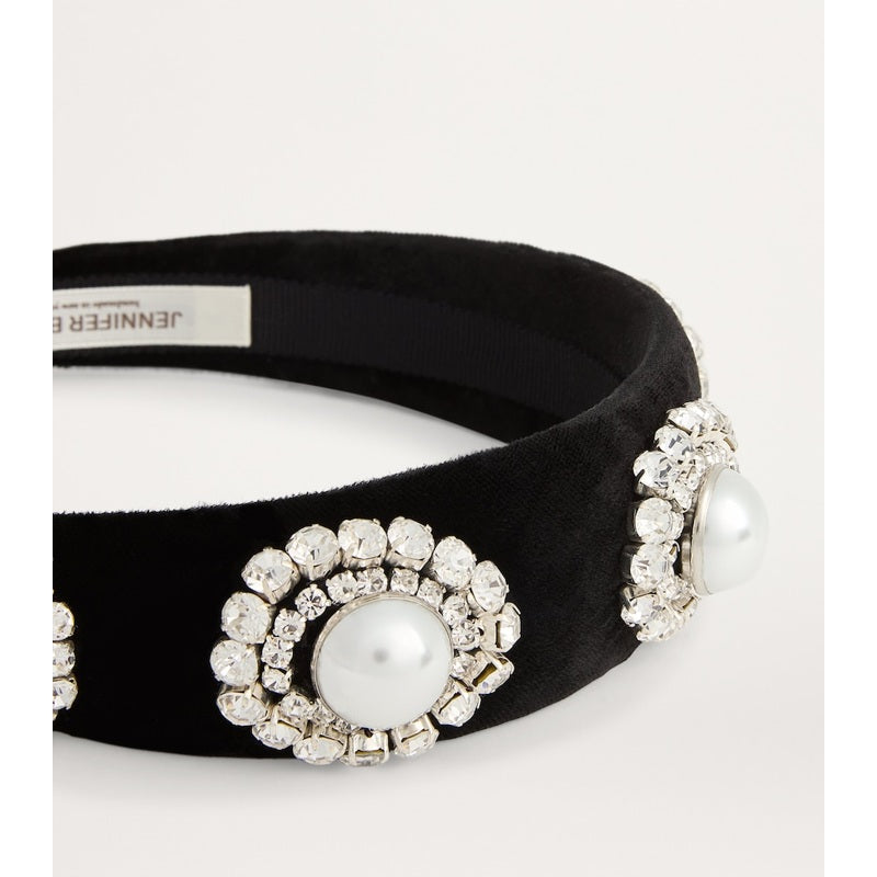 Faixa de cabeça Sidney com detalhes em veludo - Mercado de Luxo - O Maior E-Commerce de Bens, Produtos e Serviços de Luxo do Brasil.