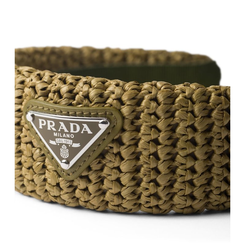 Faixa de cabeça com logotipo de crochê - Mercado de Luxo - O Maior E-Commerce de Bens, Produtos e Serviços de Luxo do Brasil.