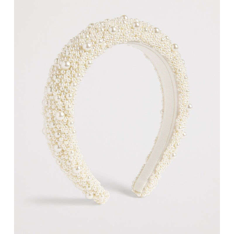 Faixa de cabeça Bailey com enfeites de seda - Mercado de Luxo - O Maior E-Commerce de Bens, Produtos e Serviços de Luxo do Brasil.