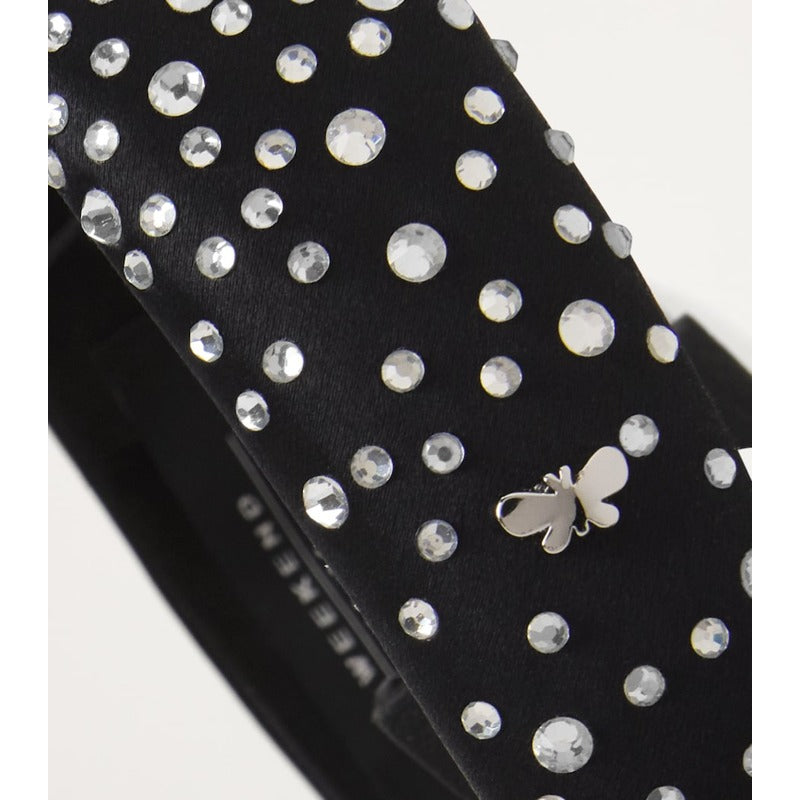 Faixa de cabeça de cetim com strass - Mercado de Luxo - O Maior E-Commerce de Bens, Produtos e Serviços de Luxo do Brasil.