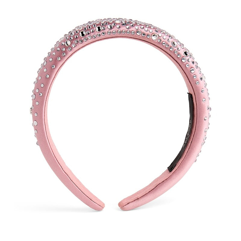 Faixa de cabeça embelezada em cetim - Mercado de Luxo - O Maior E-Commerce de Bens, Produtos e Serviços de Luxo do Brasil.