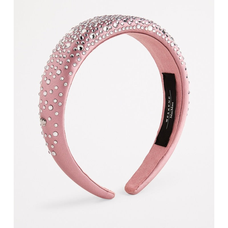 Faixa de cabeça embelezada em cetim - Mercado de Luxo - O Maior E-Commerce de Bens, Produtos e Serviços de Luxo do Brasil.