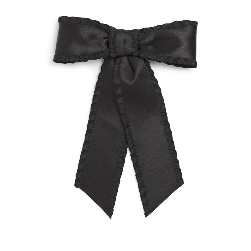 Presilha de laço Harper de cetim de seda - Mercado de Luxo - O Maior E-Commerce de Bens, Produtos e Serviços de Luxo do Brasil.