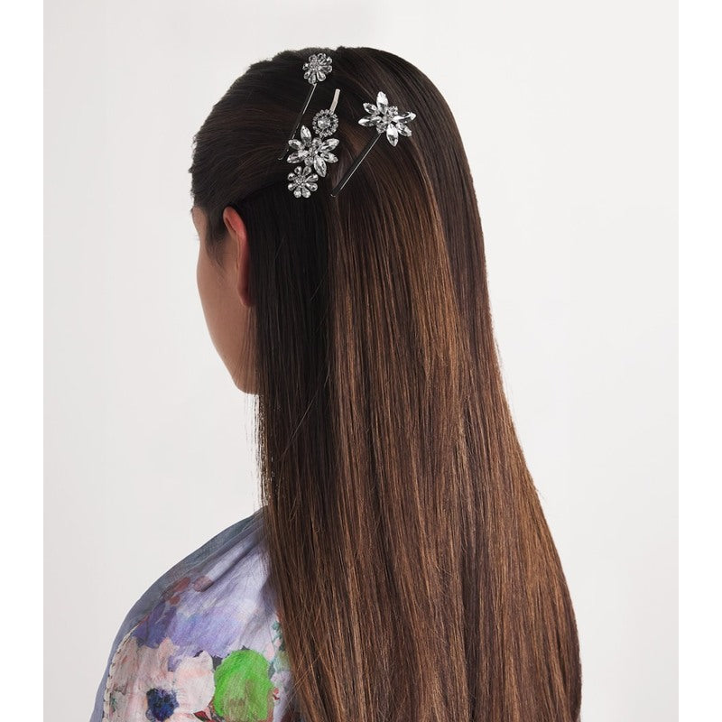 Presilhas de cabelo de cristal embelezadas - Mercado de Luxo - O Maior E-Commerce de Bens, Produtos e Serviços de Luxo do Brasil.