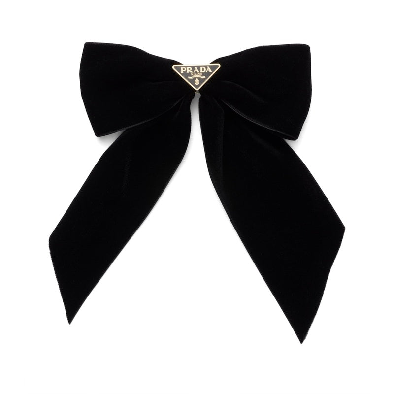 Presilha de cabelo com laço de veludo - Mercado de Luxo - O Maior E-Commerce de Bens, Produtos e Serviços de Luxo do Brasil.