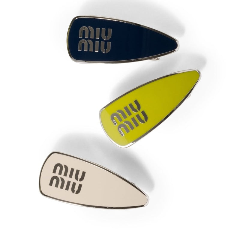 Grampos de cabelo com logotipo conjunto com 3 unid - Mercado de Luxo - O Maior E-Commerce de Bens, Produtos e Serviços de Luxo do Brasil.