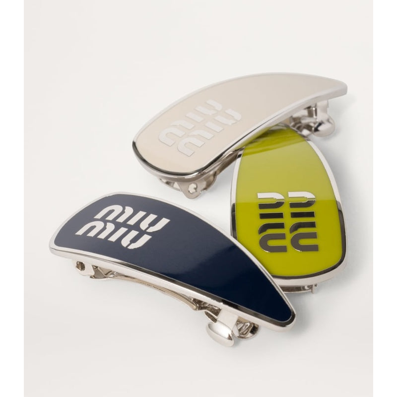 Grampos de cabelo com logotipo conjunto com 3 unid - Mercado de Luxo - O Maior E-Commerce de Bens, Produtos e Serviços de Luxo do Brasil.