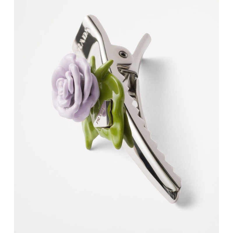 Grampo de cabelo de rosa esmaltado - Mercado de Luxo - O Maior E-Commerce de Bens, Produtos e Serviços de Luxo do Brasil.