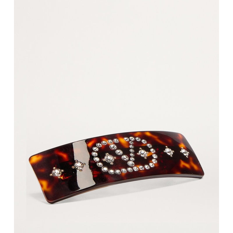 Presilha de cabelo VLogo com cristais - Mercado de Luxo - O Maior E-Commerce de Bens, Produtos e Serviços de Luxo do Brasil.