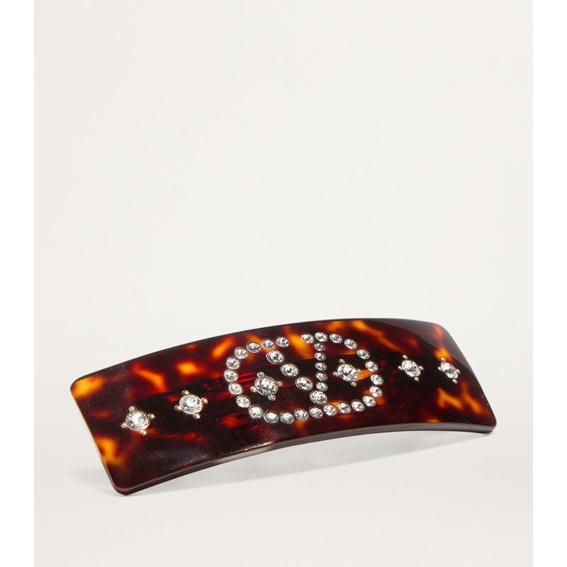 Presilha de cabelo VLogo com cristais - Mercado de Luxo - O Maior E-Commerce de Bens, Produtos e Serviços de Luxo do Brasil.