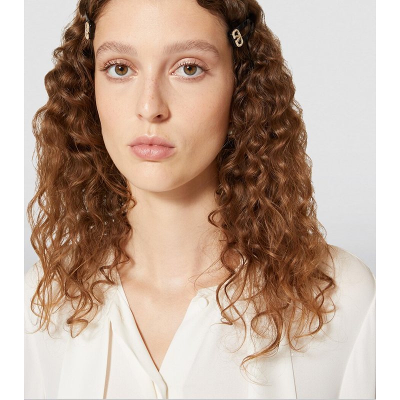 Grampos de cabelo VLOGO enfeitados (pacote com 2) - Mercado de Luxo - O Maior E-Commerce de Bens, Produtos e Serviços de Luxo do Brasil.