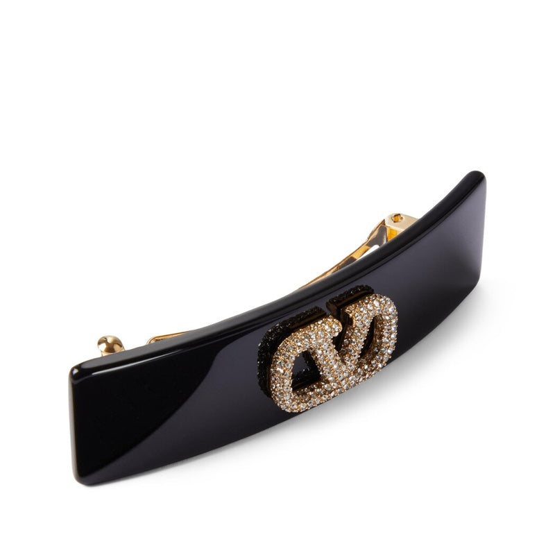 Grampo de cabelo VLogo embelezado - Mercado de Luxo - O Maior E-Commerce de Bens, Produtos e Serviços de Luxo do Brasil.