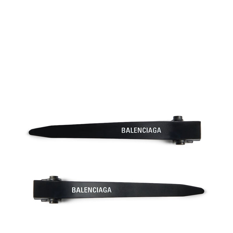 Grampos de cabelo com logotipo gravado conjunto com 2 unid - Mercado de Luxo - O Maior E-Commerce de Bens, Produtos e Serviços de Luxo do Brasil.