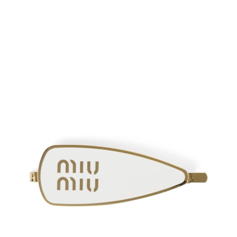 Grampo de cabelo com logotipo esmaltado - Mercado de Luxo - O Maior E-Commerce de Bens, Produtos e Serviços de Luxo do Brasil.