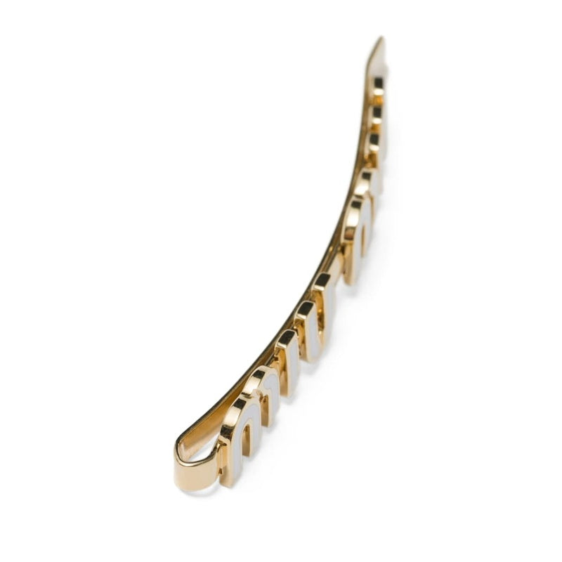 Grampo de cabelo com logotipo - Mercado de Luxo - O Maior E-Commerce de Bens, Produtos e Serviços de Luxo do Brasil.
