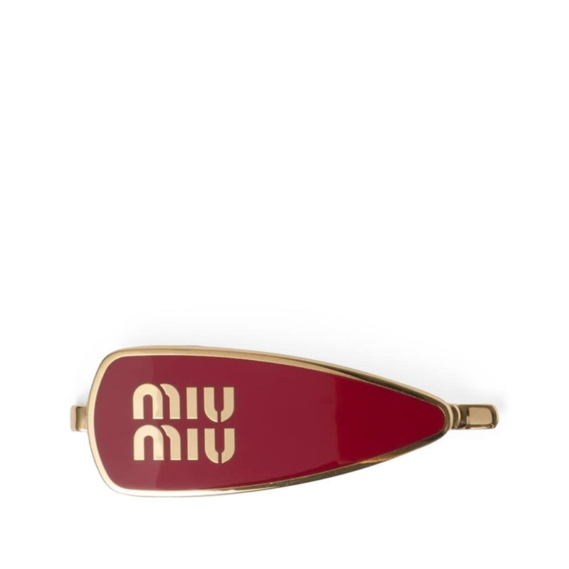 Grampo de cabelo com logotipo esmaltado - Mercado de Luxo - O Maior E-Commerce de Bens, Produtos e Serviços de Luxo do Brasil.