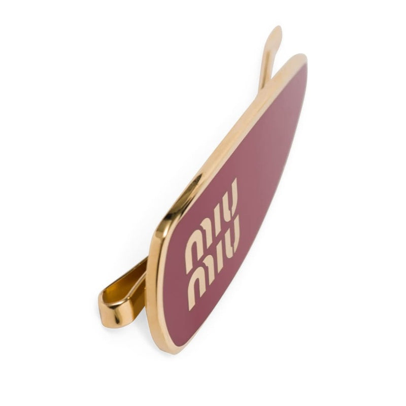 Grampo de cabelo com logotipo esmaltado - Mercado de Luxo - O Maior E-Commerce de Bens, Produtos e Serviços de Luxo do Brasil.