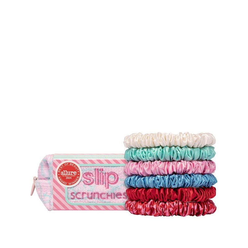 Scrunchies de seda pura com bolsa conjunto com 6 unid - Mercado de Luxo - O Maior E-Commerce de Bens, Produtos e Serviços de Luxo do Brasil.
