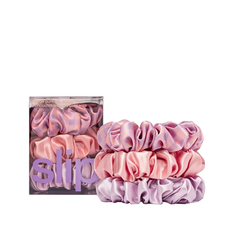 Elásticos de cabelo grandes de seda Mulberry conjunto com 3 unid - Mercado de Luxo - O Maior E-Commerce de Bens, Produtos e Serviços de Luxo do Brasil.