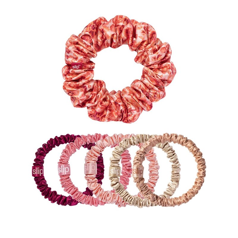 Scrunchies com nó brilhante e pingente perolado conjunto 2 unid - Mercado de Luxo - O Maior E-Commerce de Bens, Produtos e Serviços de Luxo do Brasil.