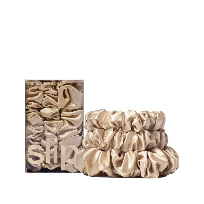 Scrunchies de seda Back To Basics conjunto com 3 unid - Mercado de Luxo - O Maior E-Commerce de Bens, Produtos e Serviços de Luxo do Brasil.