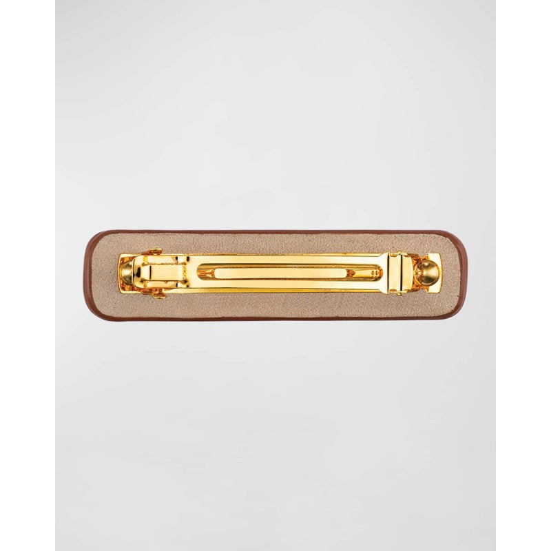 Riviera Medium Cognac Barrette - Mercado de Luxo - O Maior E-Commerce de Bens, Produtos e Serviços de Luxo do Brasil.