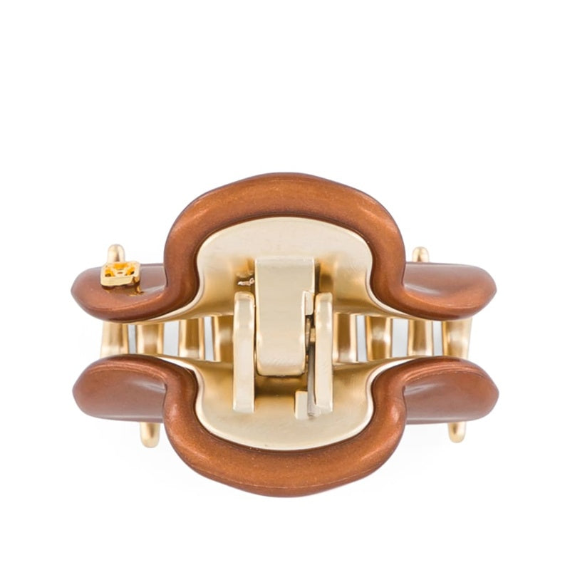 Grampo de Cabelo de Garra Banhado a Ouro - Mercado de Luxo - O Maior E-Commerce de Bens, Produtos e Serviços de Luxo do Brasil.