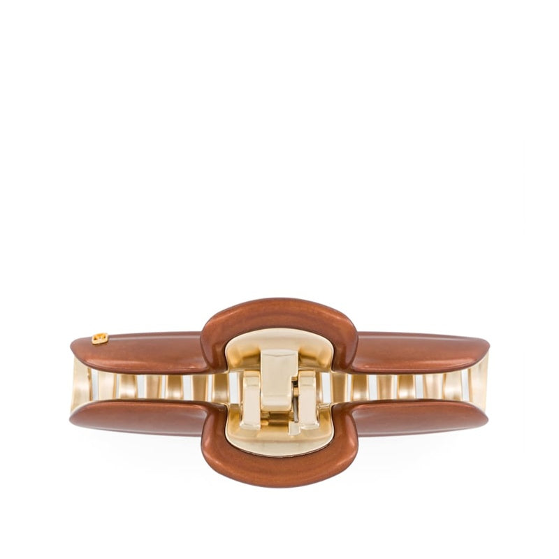 Grampo de Cabelo de Garra Banhado a Ouro - Mercado de Luxo - O Maior E-Commerce de Bens, Produtos e Serviços de Luxo do Brasil.