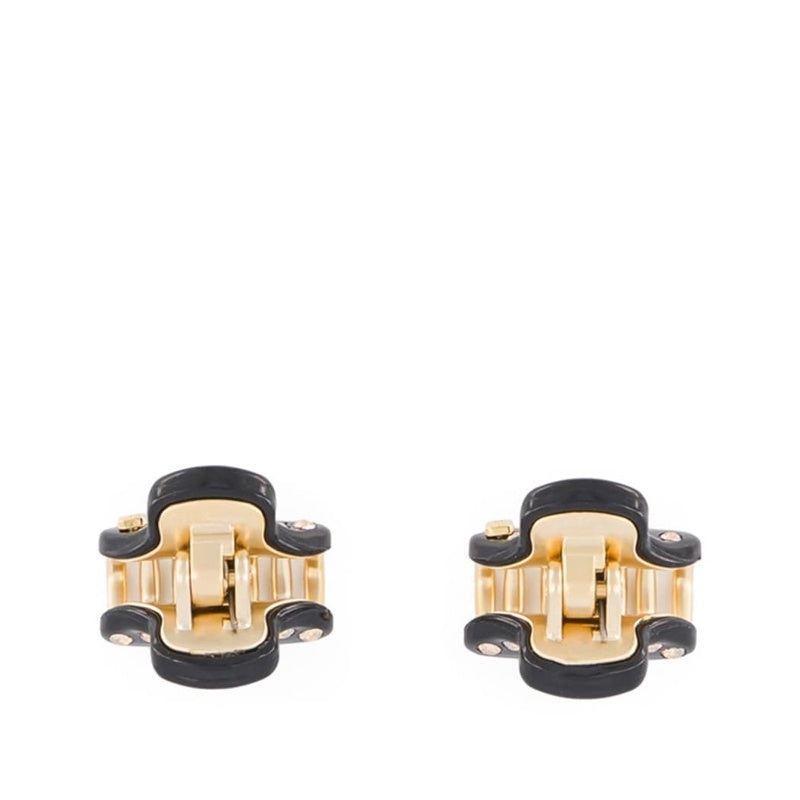 Mini Grampos de Cabelo Banhados a Ouro conjunto 2 unid. - Mercado de Luxo - O Maior E-Commerce de Bens, Produtos e Serviços de Luxo do Brasil.