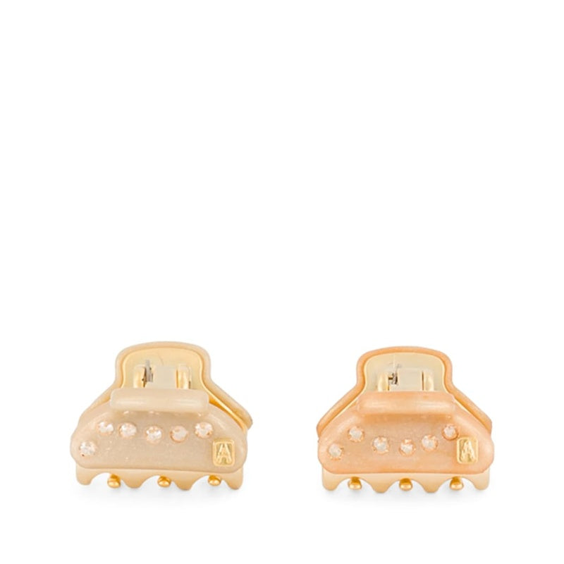 Mini Grampos de Cabelo Banhados a Ouro conjunto 2 unid. - Mercado de Luxo - O Maior E-Commerce de Bens, Produtos e Serviços de Luxo do Brasil.