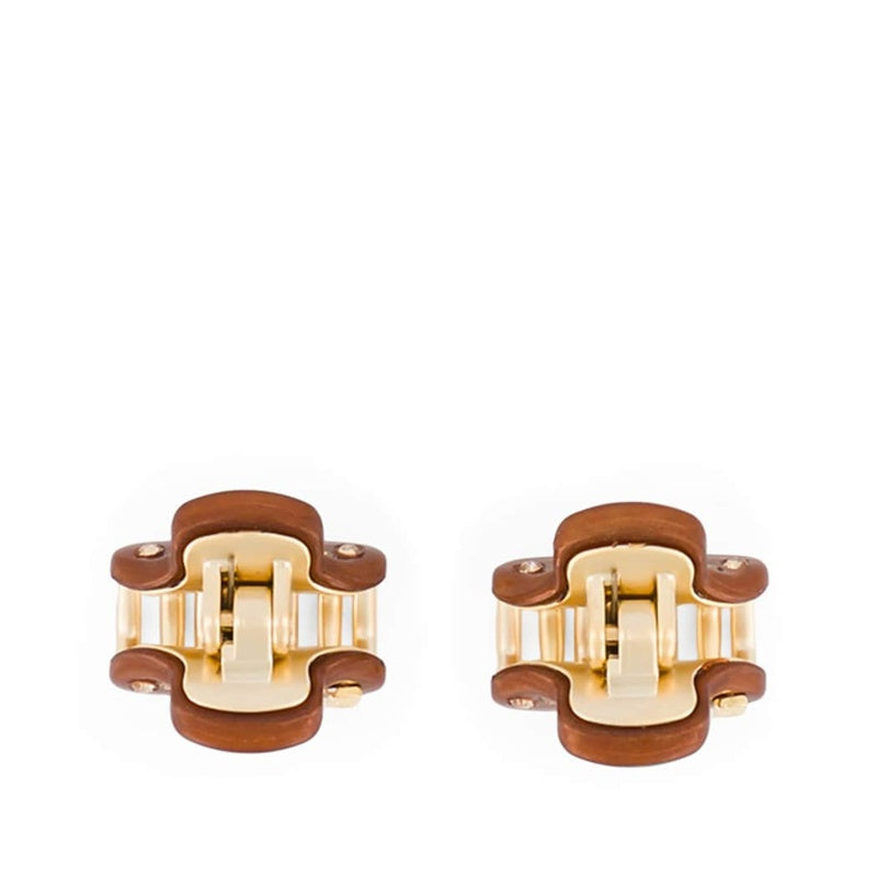 Mini Grampos de Cabelo Banhados a Ouro conjunto 2 unid. - Mercado de Luxo - O Maior E-Commerce de Bens, Produtos e Serviços de Luxo do Brasil.