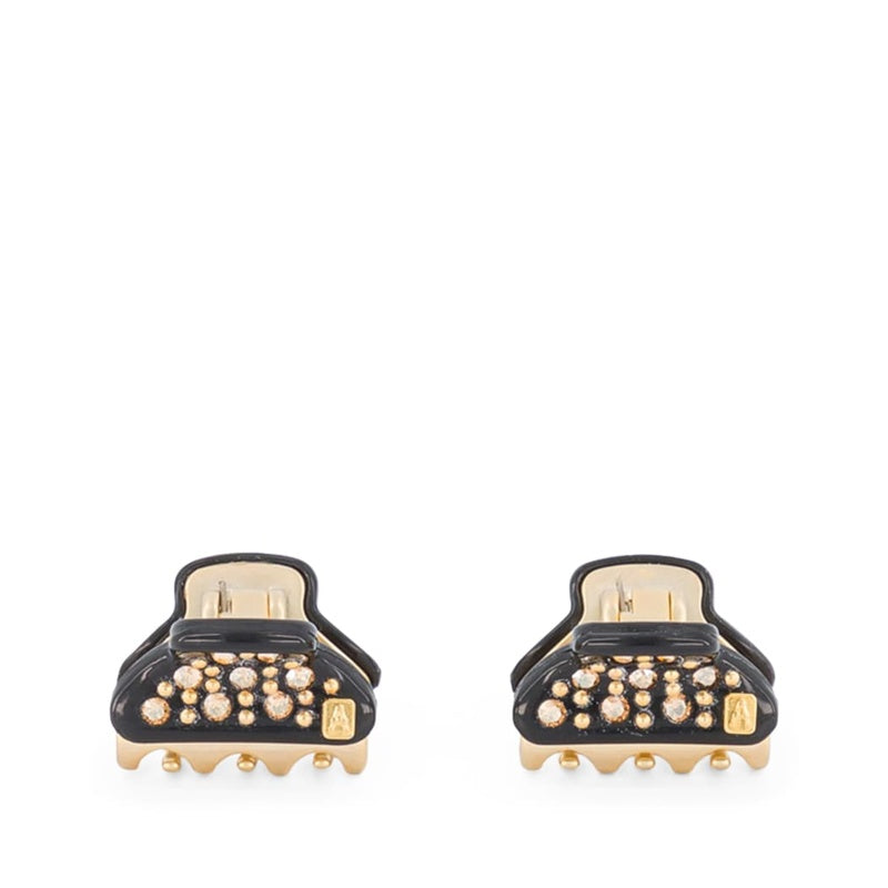 Mini Grampos de Cabelo Banhados a Ouro conjunto 2 unid. - Mercado de Luxo - O Maior E-Commerce de Bens, Produtos e Serviços de Luxo do Brasil.