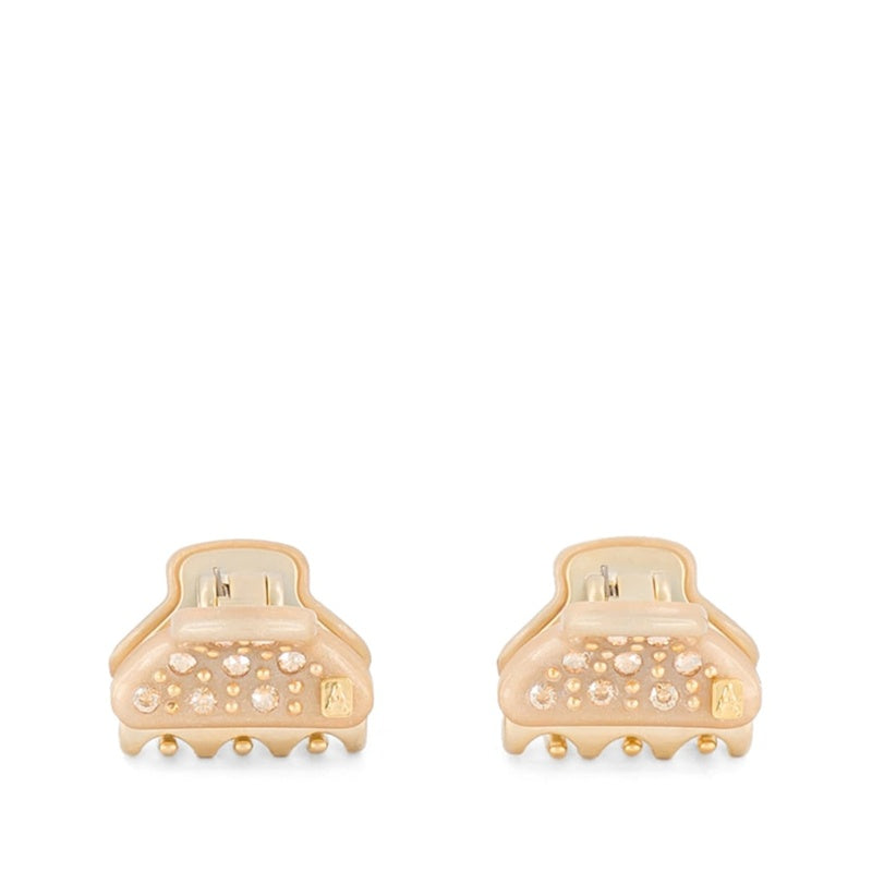 Mini Grampos de Cabelo Banhados a Ouro conjunto 2 unid. - Mercado de Luxo - O Maior E-Commerce de Bens, Produtos e Serviços de Luxo do Brasil.