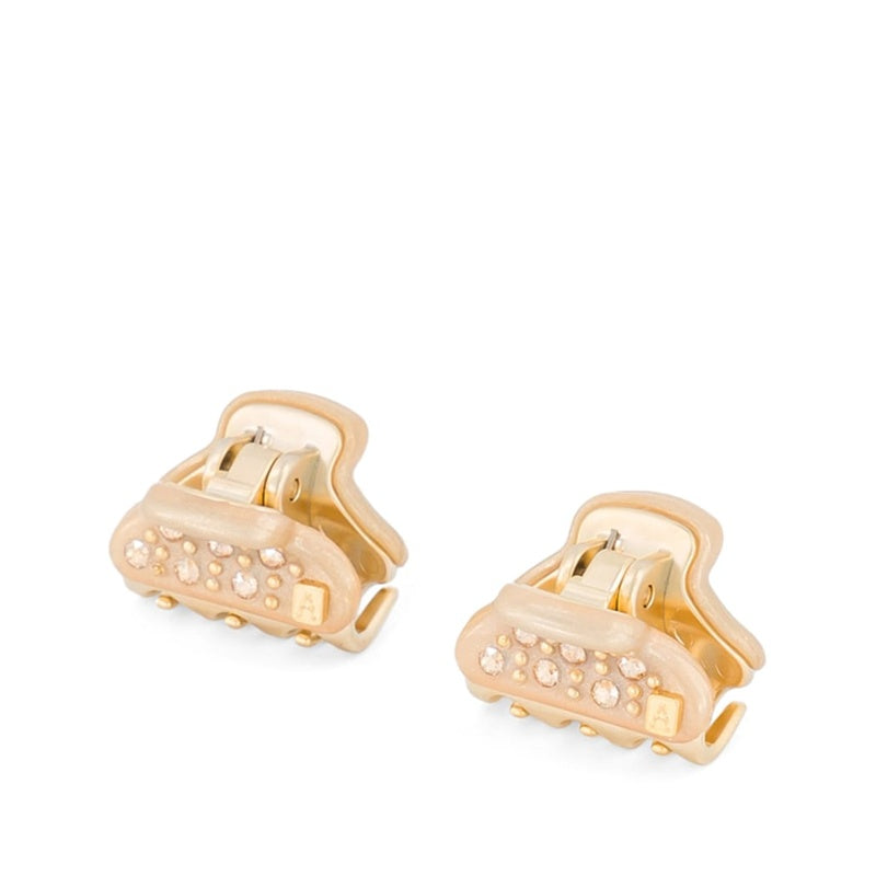 Mini Grampos de Cabelo Banhados a Ouro conjunto 2 unid. - Mercado de Luxo - O Maior E-Commerce de Bens, Produtos e Serviços de Luxo do Brasil.